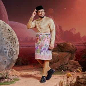 tema baju raya warna nude coklat cair